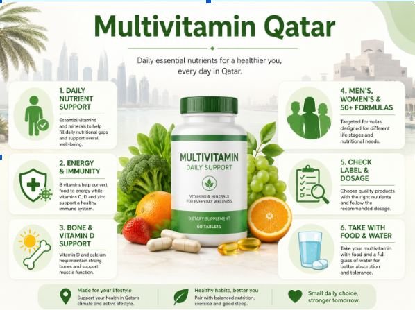 Multivitamin Qatar Daily Essential Needs for Healthy Life Multivitamin Qatar Daily Essential Needs for Healthy Life