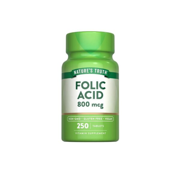 Natures Truth Folic Acid 800 mcg 250 Tablets