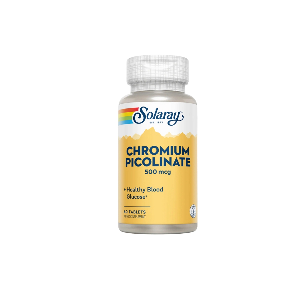 Solaray Chromium Picolinate 500mcg 60 Tablets