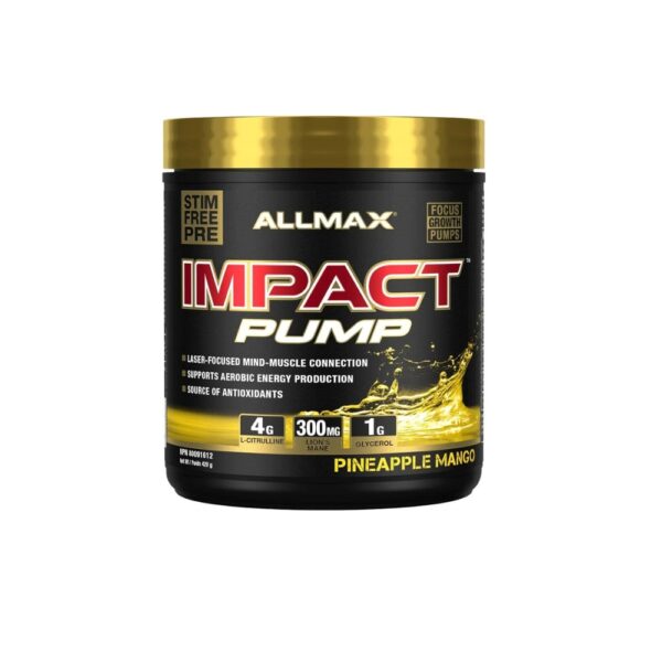 Allmax Nutrition Impact Pump 30 Servings Pineapple Mango