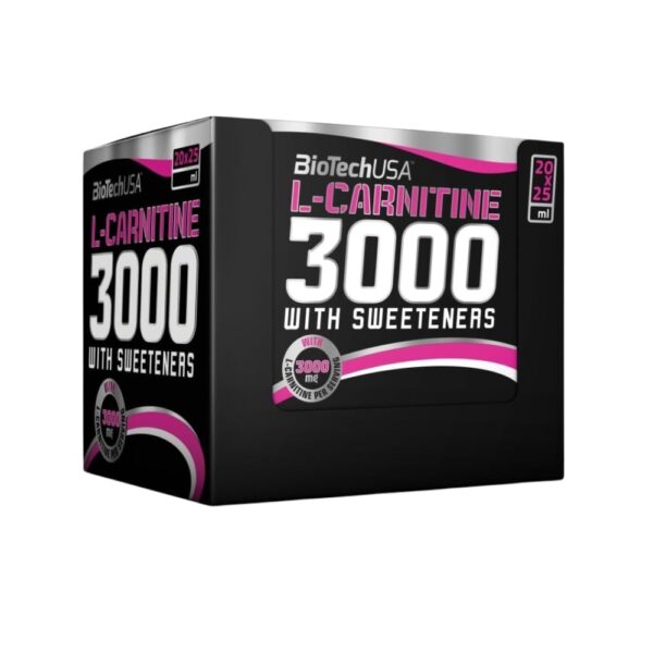 Biotech L carnitine 3000mg 20 Shots Lemon Orange Flavored 1