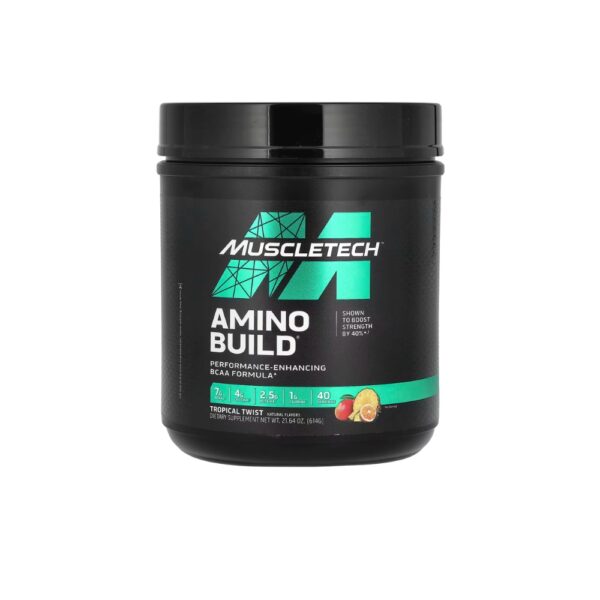 Muscletech Aminobuild 40svg 614g Tropical Twist Flavour 1