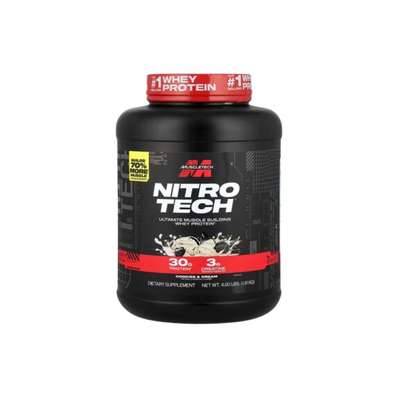 Muscletech Nitrotech 4lbs Cookies And Cream Flavour