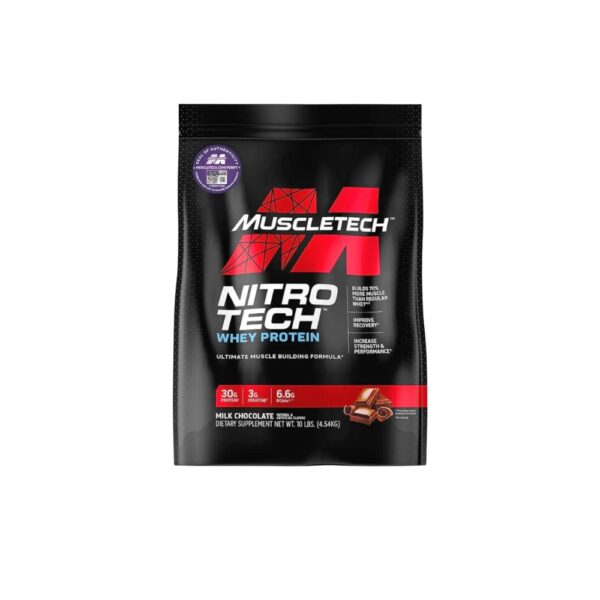 Muscletech Nitrotech Whey Protein 10lbs Milk Chocolate