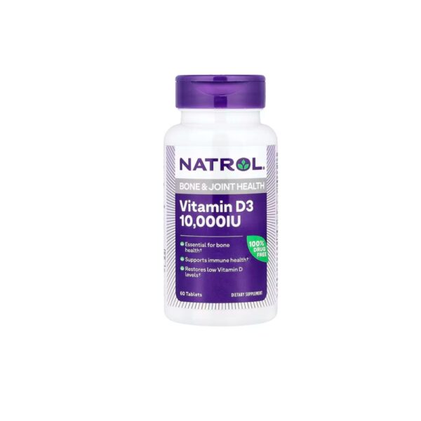 Natrol Vitamin D3 10000iu Tab 60s