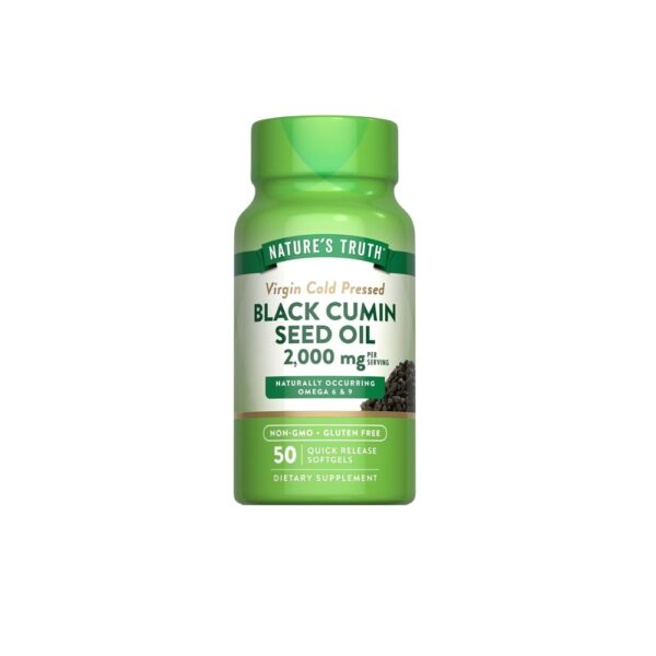 Natures Truth Black Cumin Seed Oil 2000mg 50 Softgels