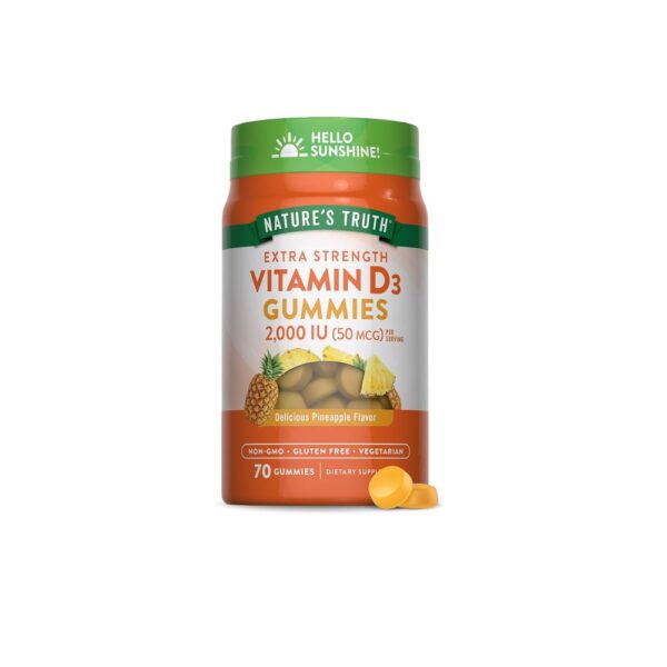 Natures Truth Extra Strength Vitamin D3 2000 Iu 70 Gummies