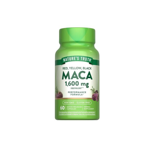 Natures Truth Maca 1600mg 60 Capsules