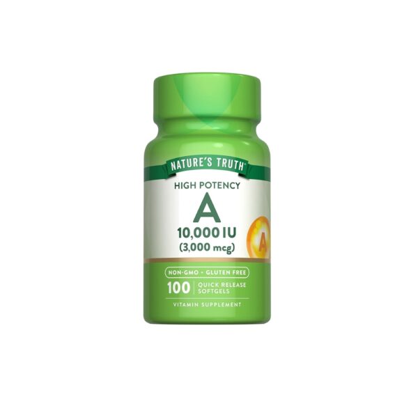 Natures Truth Vitamin A 10000 Iu 100 Softgels