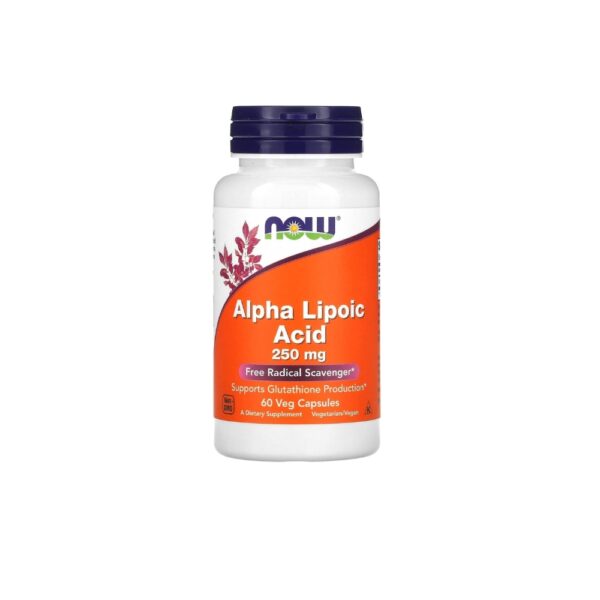 Now Alpha Lipoic Acid 250 Mg 60 Capsules