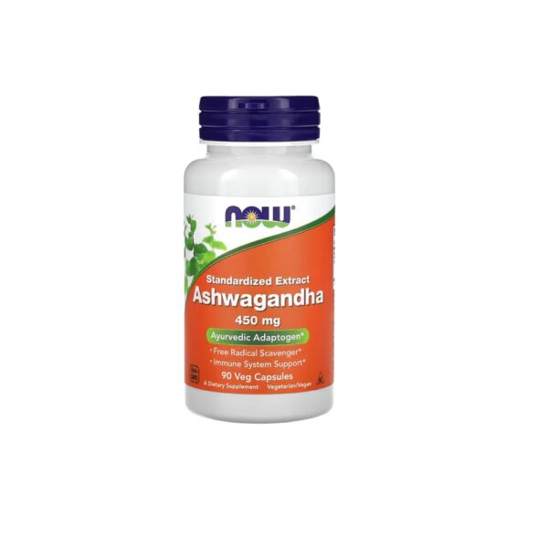 Now Ashwagandha 450 Mg 90 Capsules