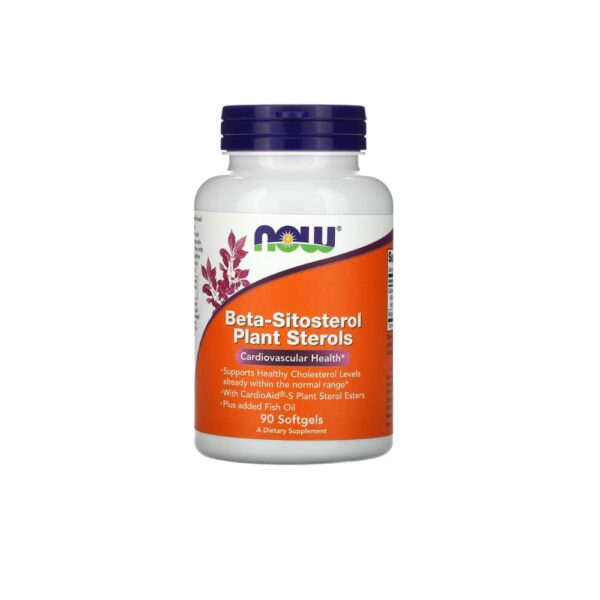 Now Beta sitosterol Plant Sterols 90 Softgels