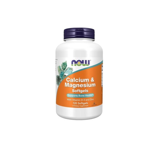Now Calcium Magnesium 120 Softgels