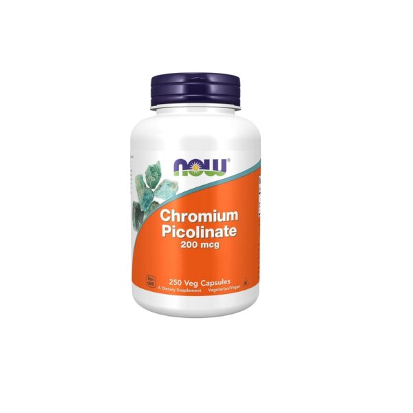 Now Chromium Picolinate 200mcg 250 Capsules