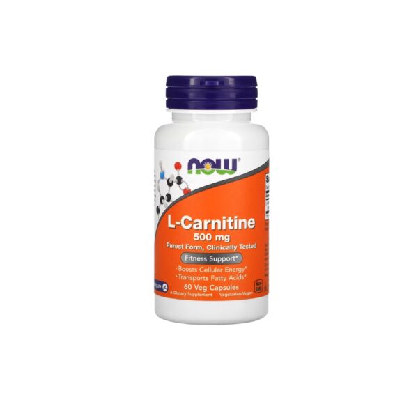 Now L Carnitine 500mg 60 Capsules