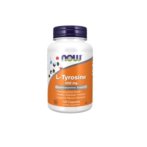 Now L tyrosine 500mg 120 Capsules