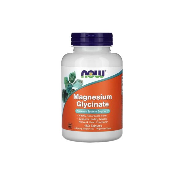 Now Magnesium Glycinate 180 Tablets
