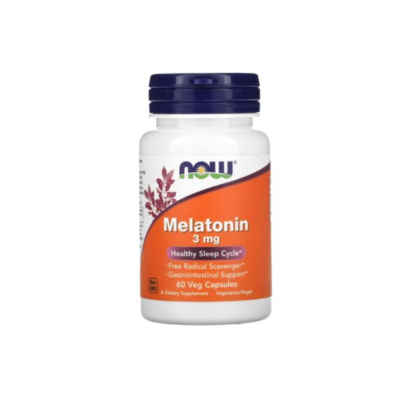 Now Melatonin 3 Mg 60 Capsules