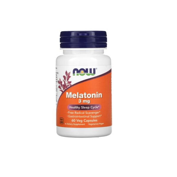 Now Melatonin 3mg 60 Capsules