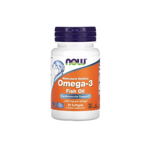 Now Omega 3 Fish Oil 1000 mg 30 Softgels