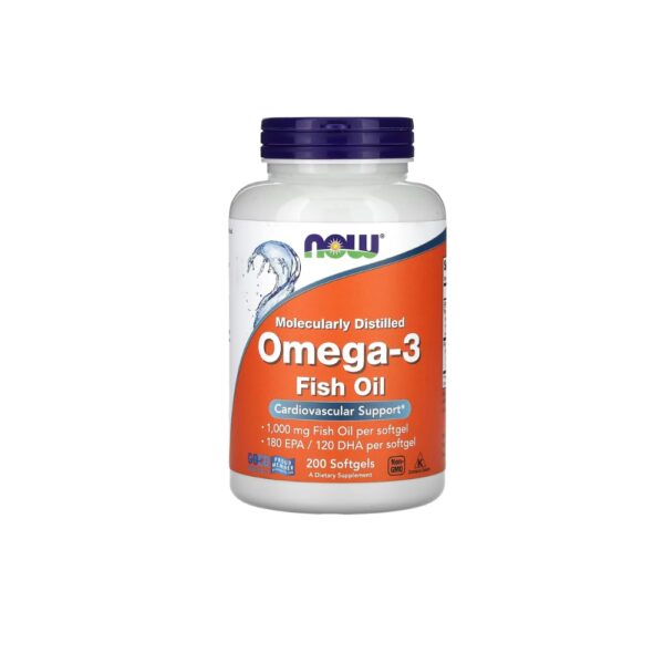 Now Omega 3 Fish Oil 200 Softgel