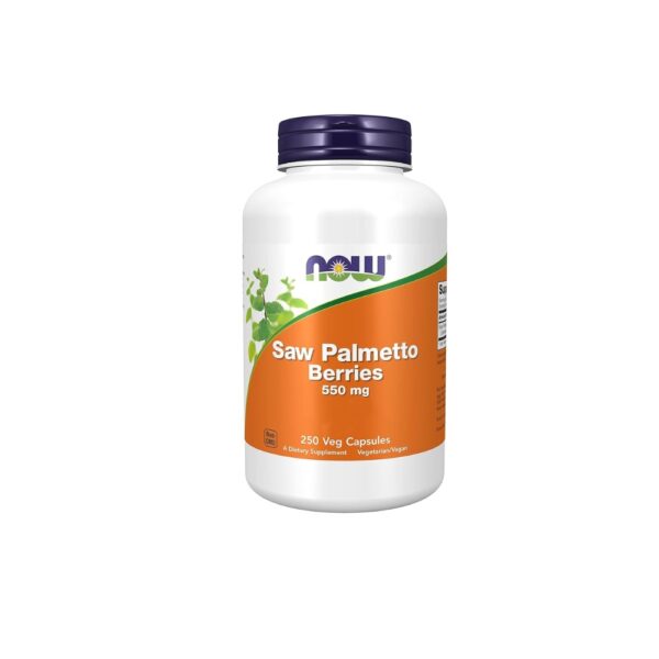 Now Saw Palmetto Berries 550mg 250 Capsules