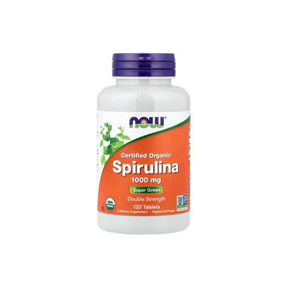Now Spirulina 1000mg 120 Tablets