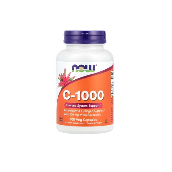 Now Vitamin C 1000mg 100 Capsules