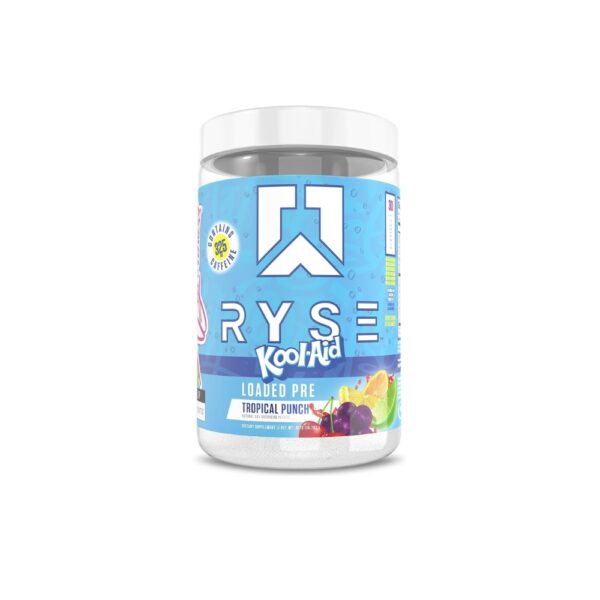 RYSE UP LOADED PRE KOOL AID 30 SERVINGS TROPICAL PUNCH