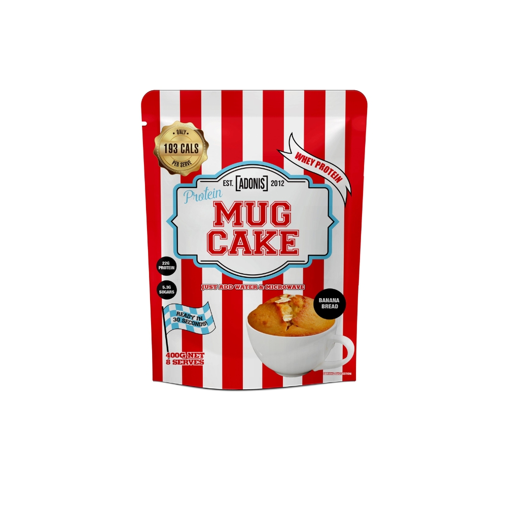Adonis Protein Mug Cake Whey Protein 400g Banana Bread