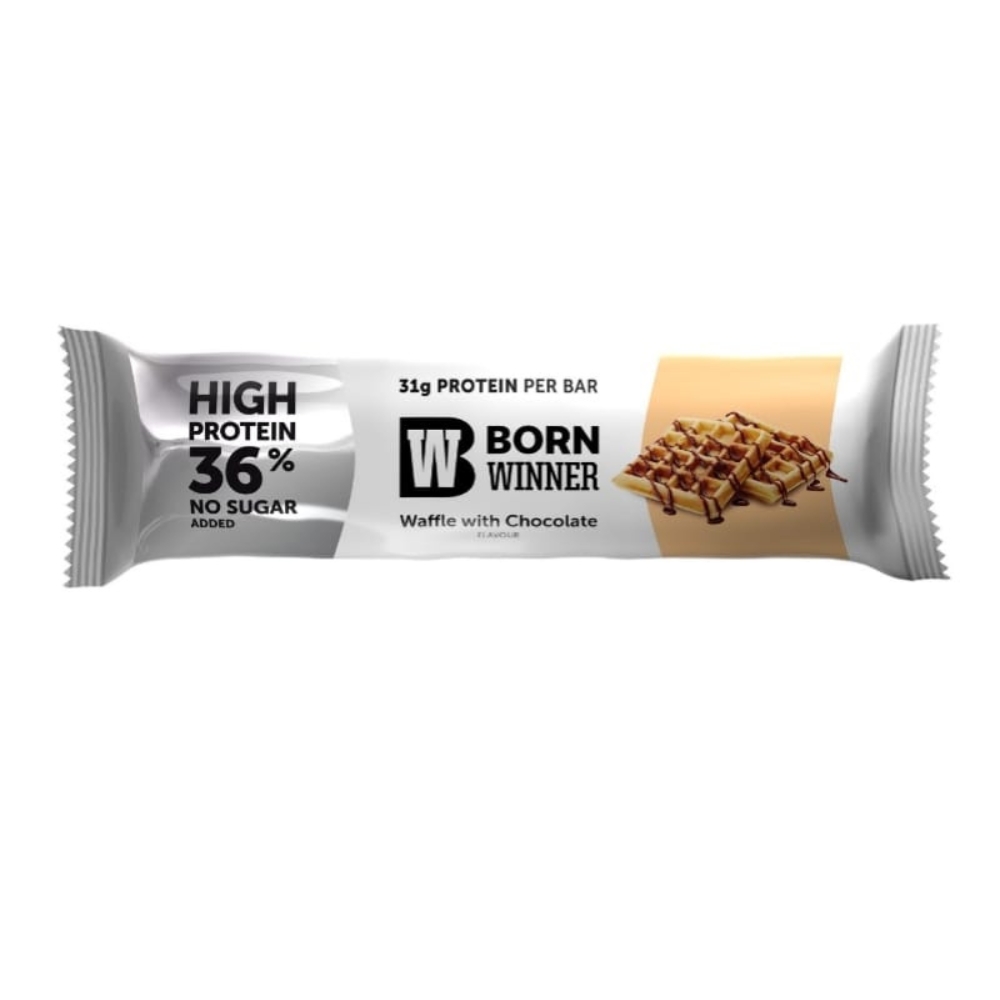 Born Winner Mega Pro Protein Bar31g Waffle With Chocolate Flavour