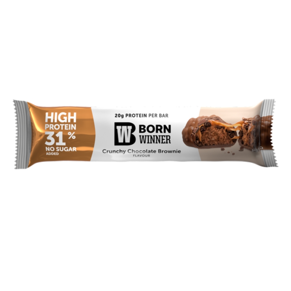 Bw Deluxe Protein Bar 64g Crunchy Chocolate Brownie Flavour