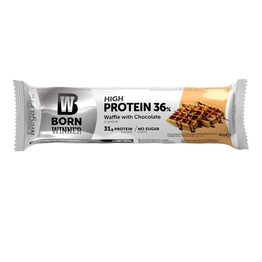 Bw Mega Pro Protein Bar31g Waffle With Chocolate Flavour