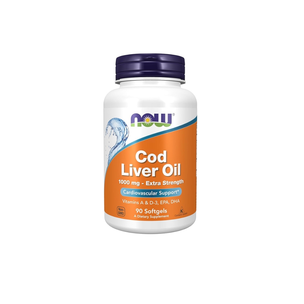 Cod Liver Oil 1000mg 90 Softgels