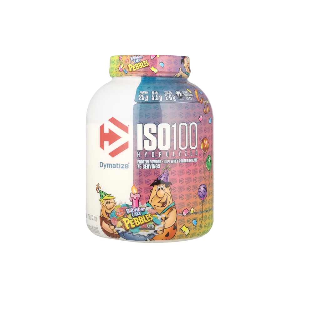 Dymatize Iso 100 5 Lbs Birthday Cake Pebbles