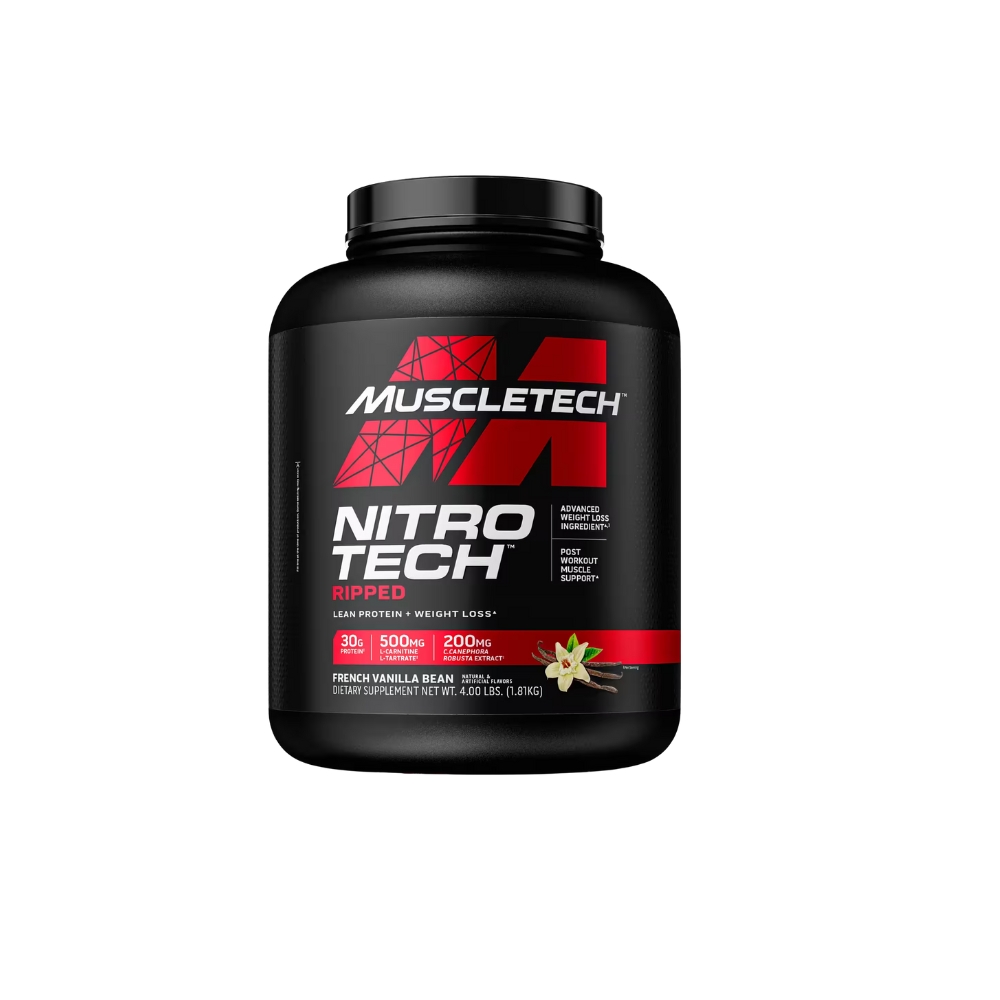 Muscletech Nitrotech Ripped 4lbs Chocolate French Vanilla Bean