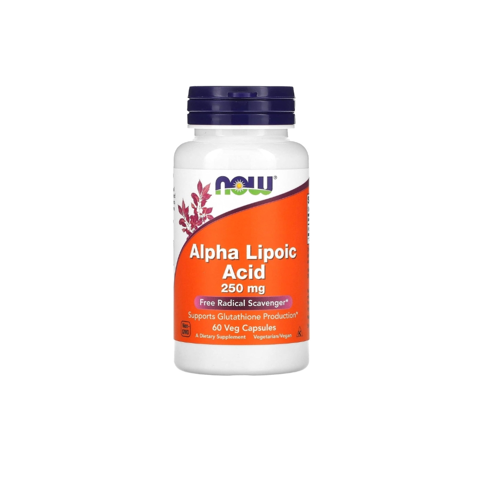 Now Alpha Lipoic Acid 250 Mg 60 Capsules