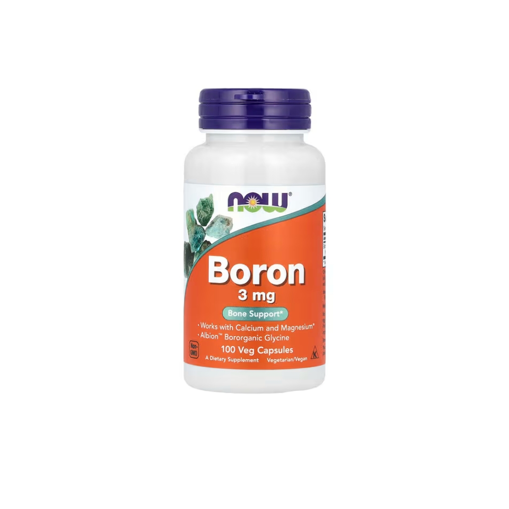 Now Boron 3 Mg 100 Capsules