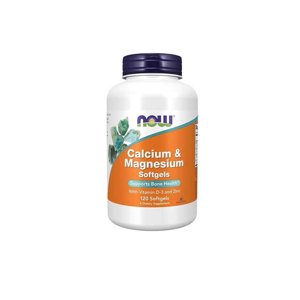 Now Calcium Magnesium 120 Softgels