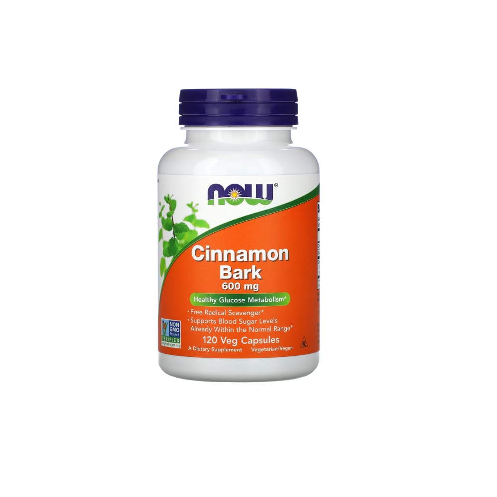 Now Cinnamon Bark 600mg 120 Capsules