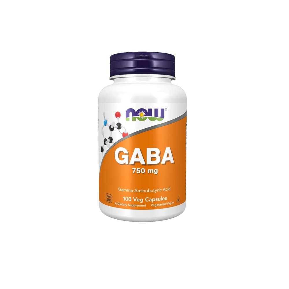 Now Gaba 750 Mg 100 Capsules