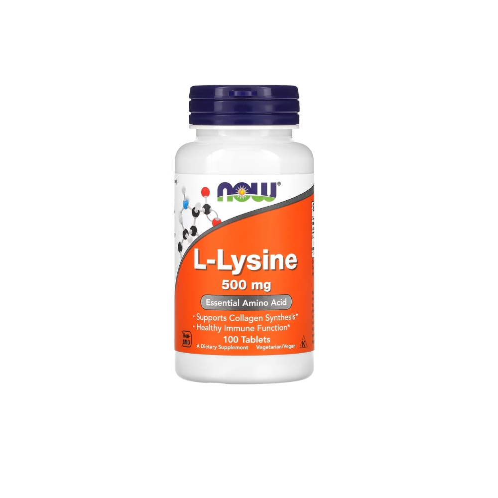 Now Lysine 500mg 100 Tablets