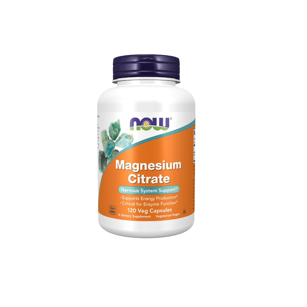 Now Magnesium Citrate 400mg 120 Capsules