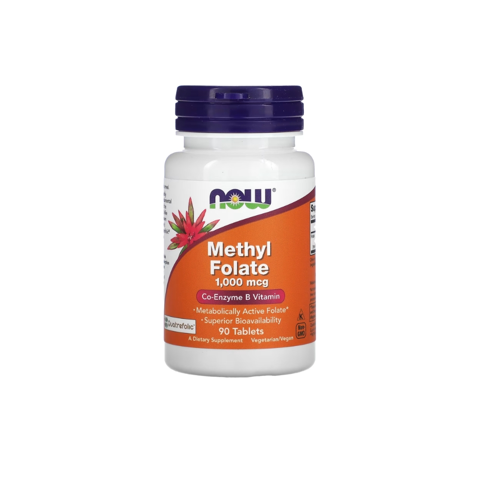 Now Methyl Folate 1000mcg 90 Tablets 1