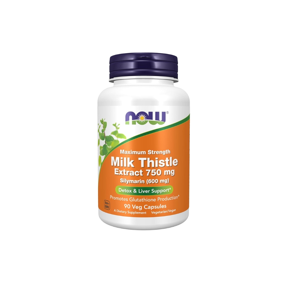 Now Milk Thistle Extract 750mg 90 Capsules