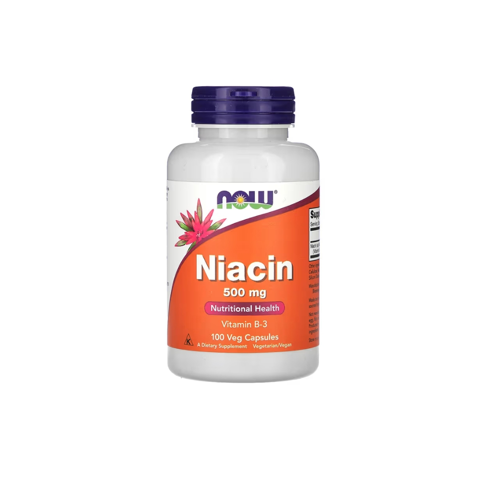Now Niacin 500mg 100 Capsules