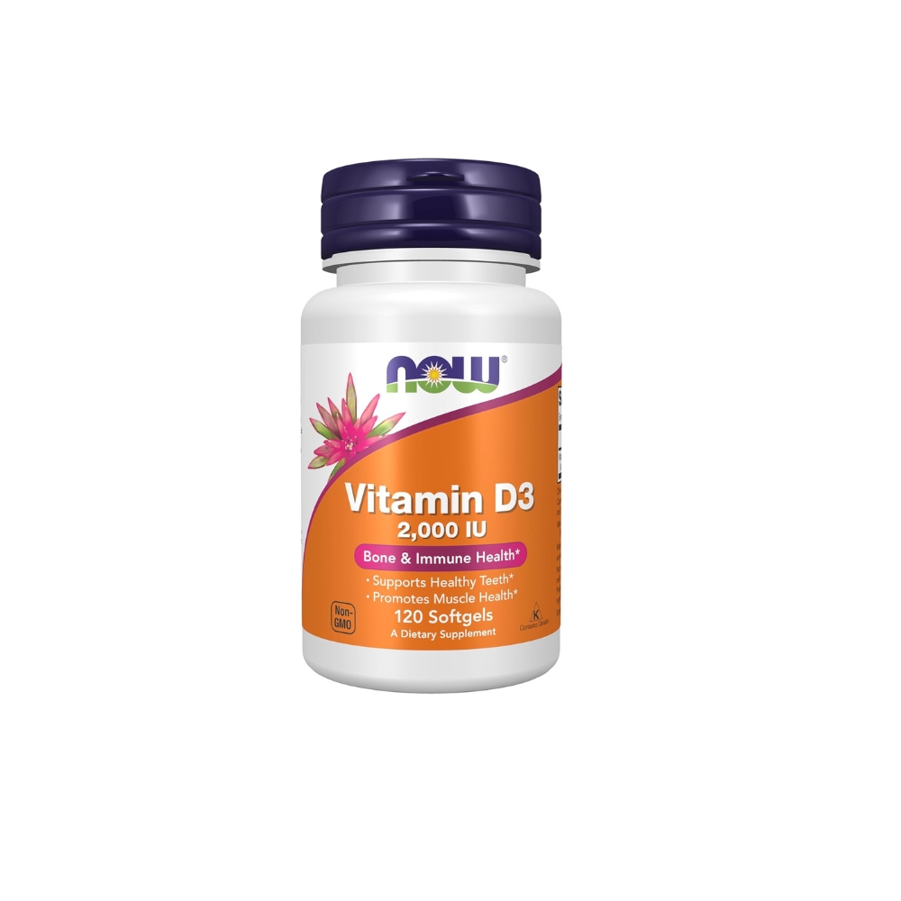 Now Viamin D 3 2000iu 120 Softgels