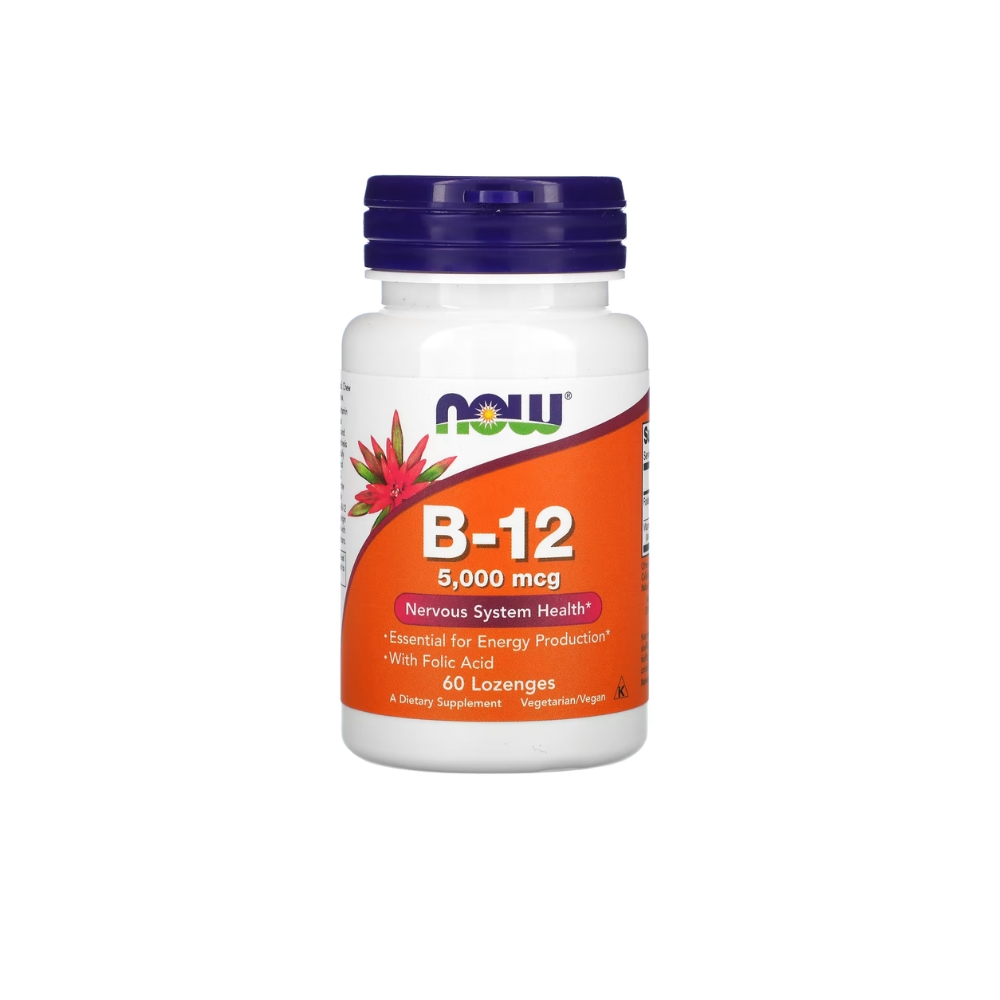 Now Vitamin B 12 5000mcg 60 Lozenges