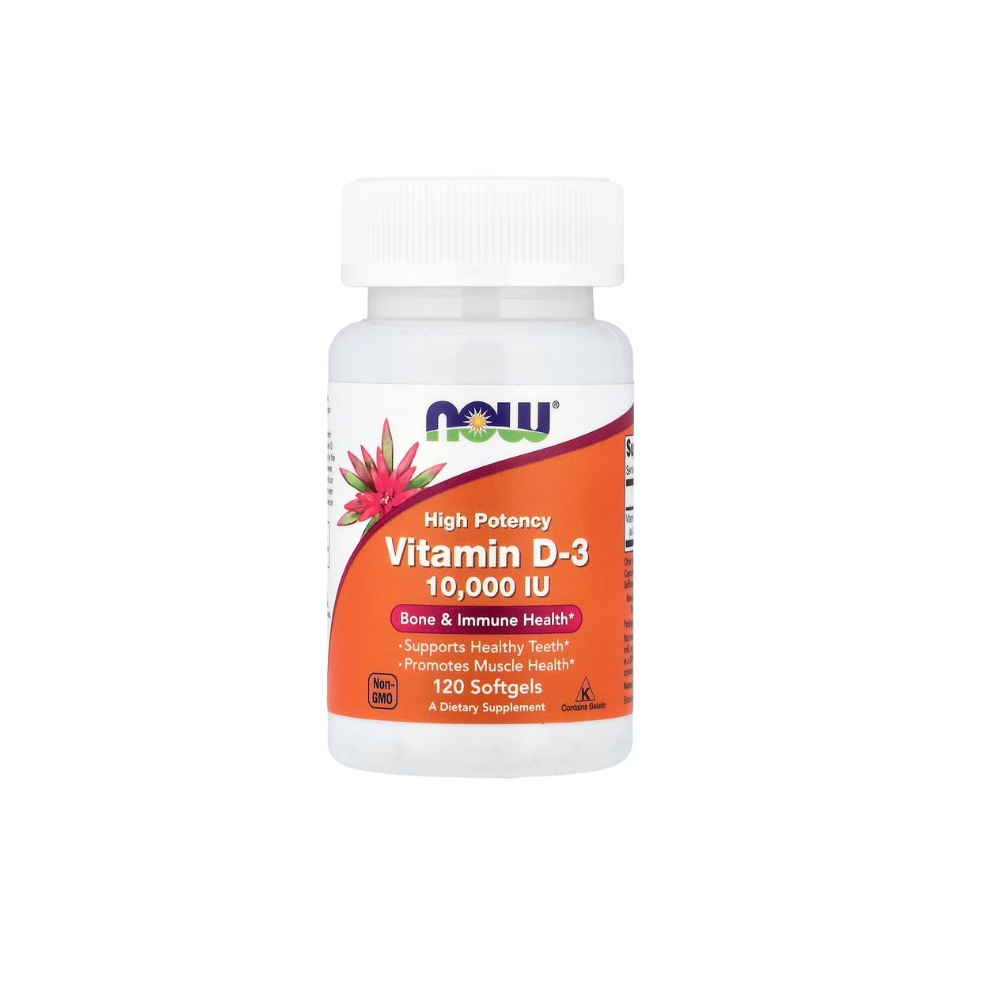 Now Vitamin D3 10000 IU 120 Softgels