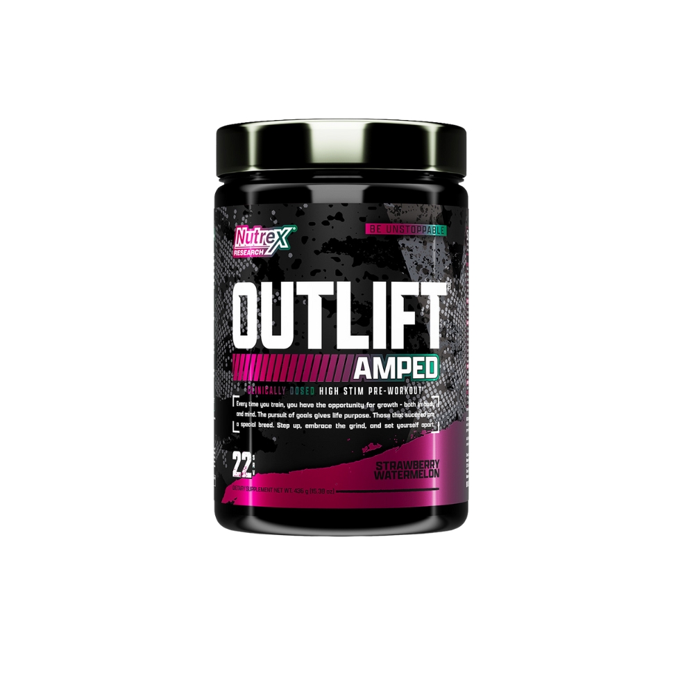 Nutrex Outlift Amped 22 Servings Strawberry Watermelon